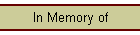 In Memory of